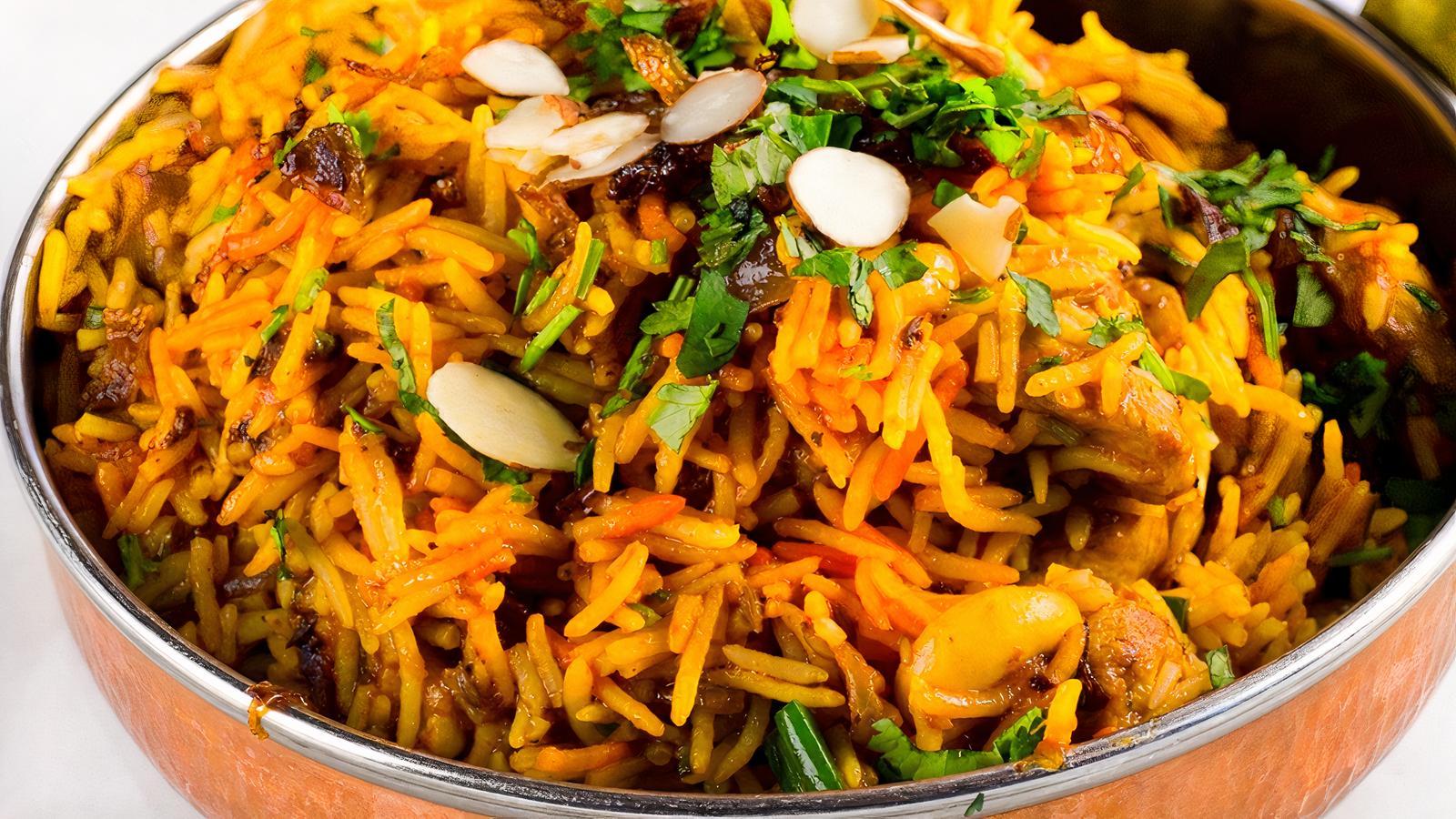 Vegetable Biryani.