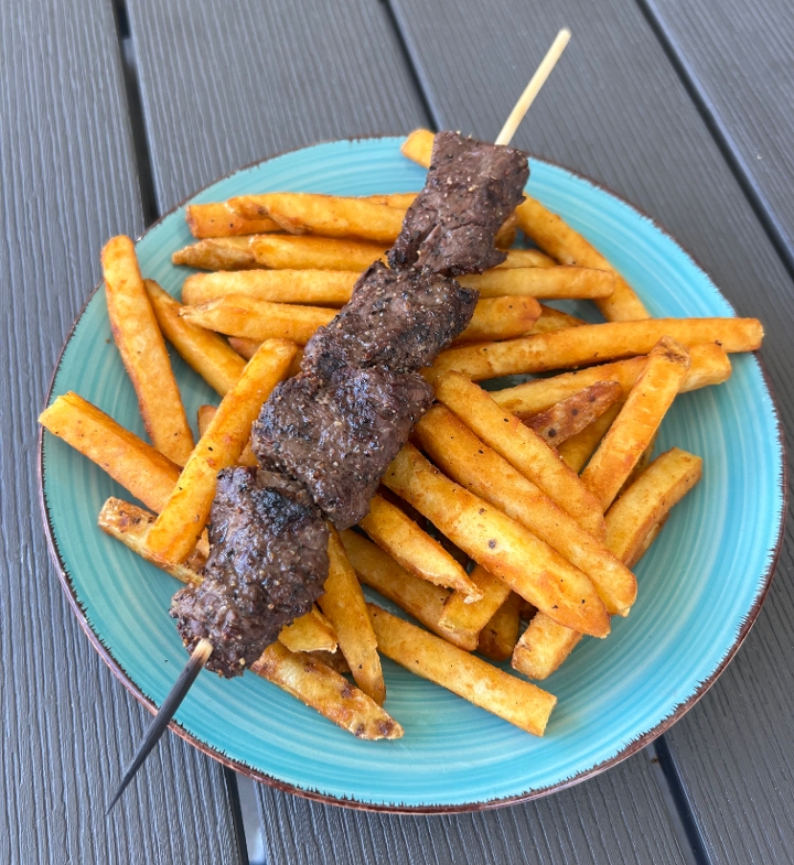 Kids Steak Kabob.