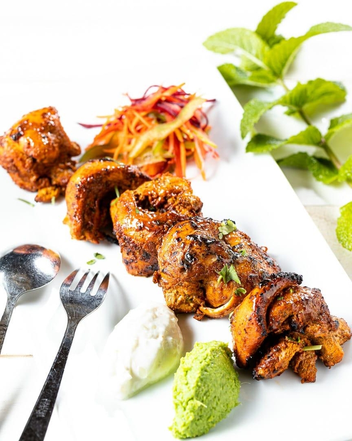 Chicken Tikka Kebab (Bone Less) (GF).