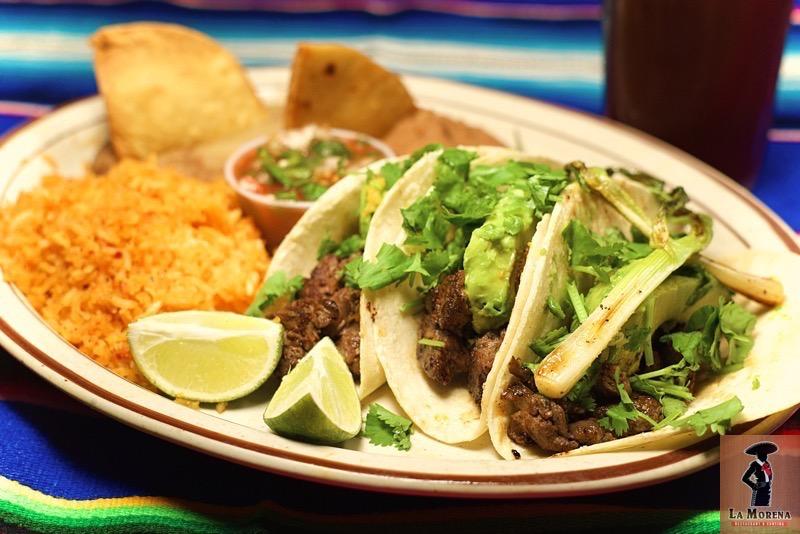 Steak Taco Plate.