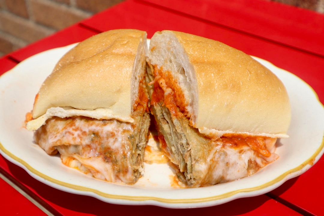 Eggplant Parm Hero.