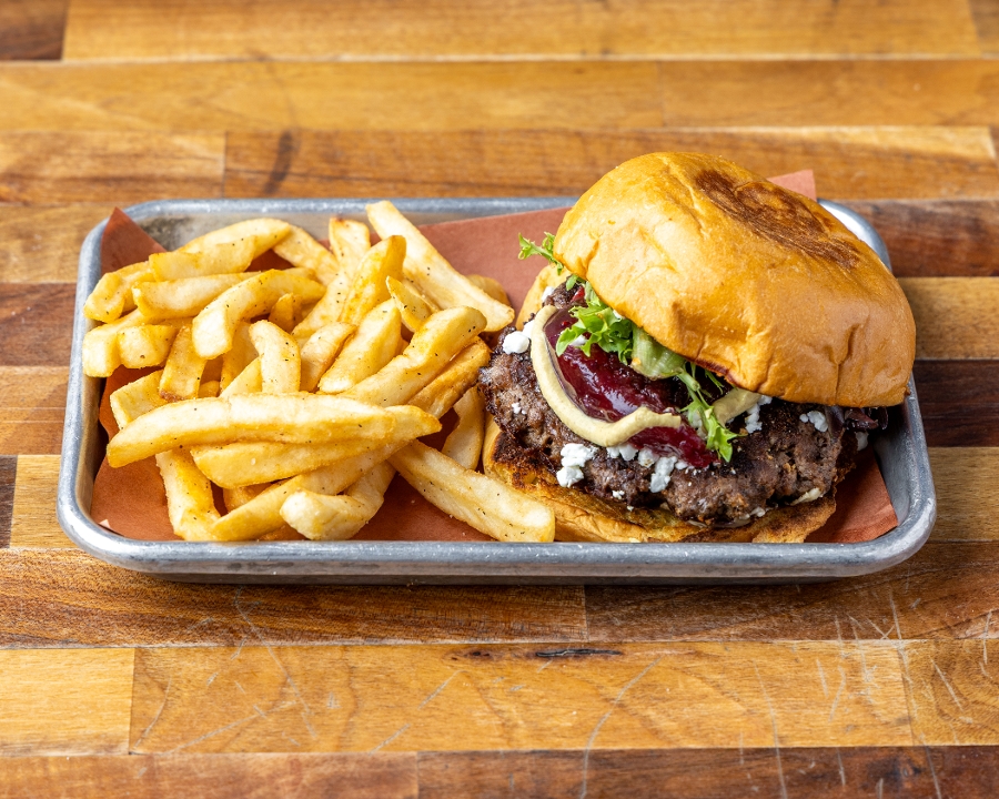 Goat Cheese Burger.
