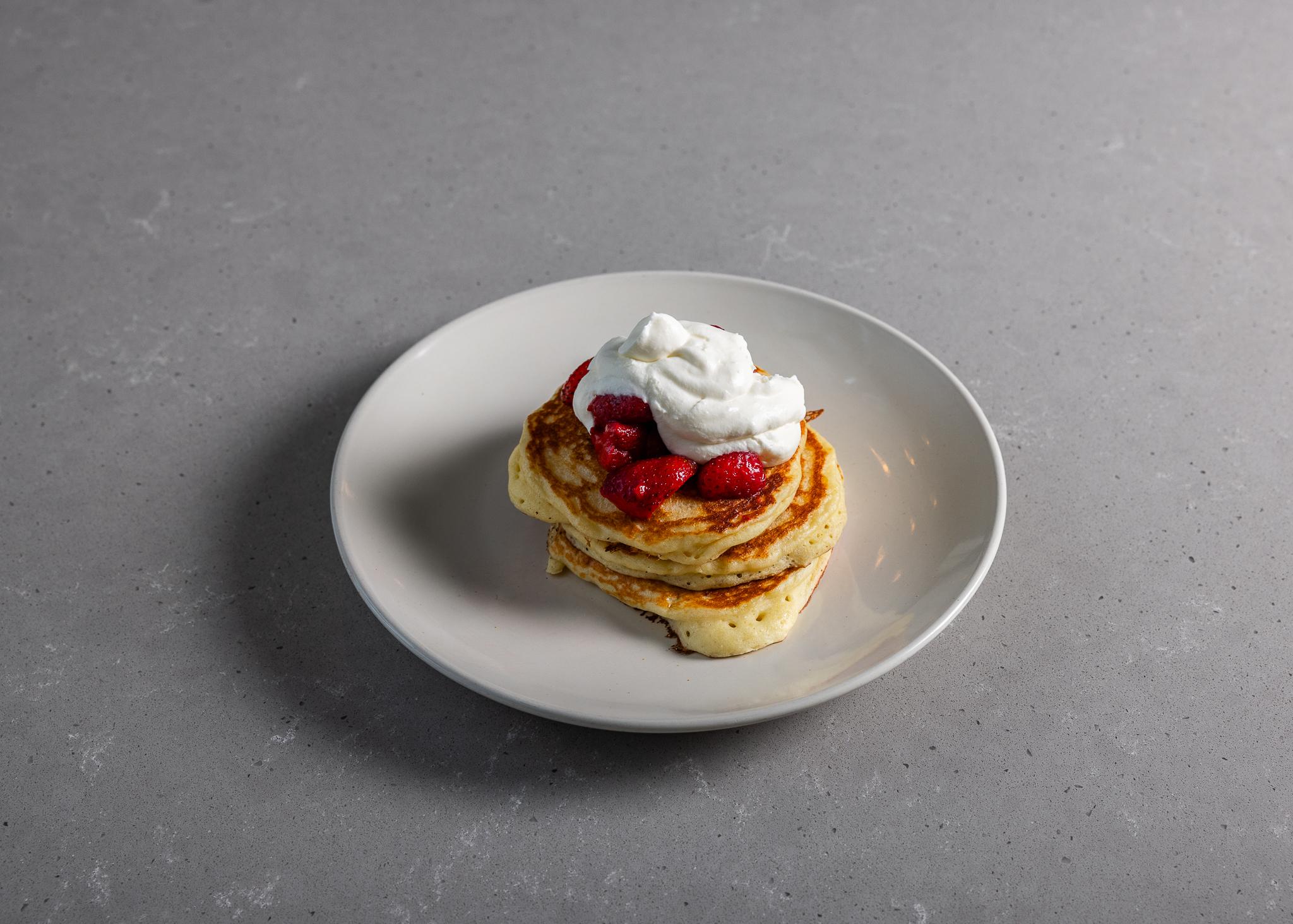 Silver Dollar Ricotta Pancakes.