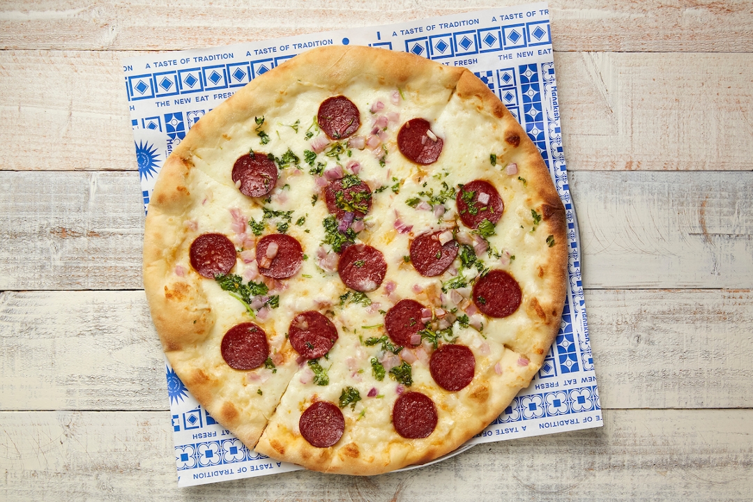 Sujuk & Cheese Manakish.