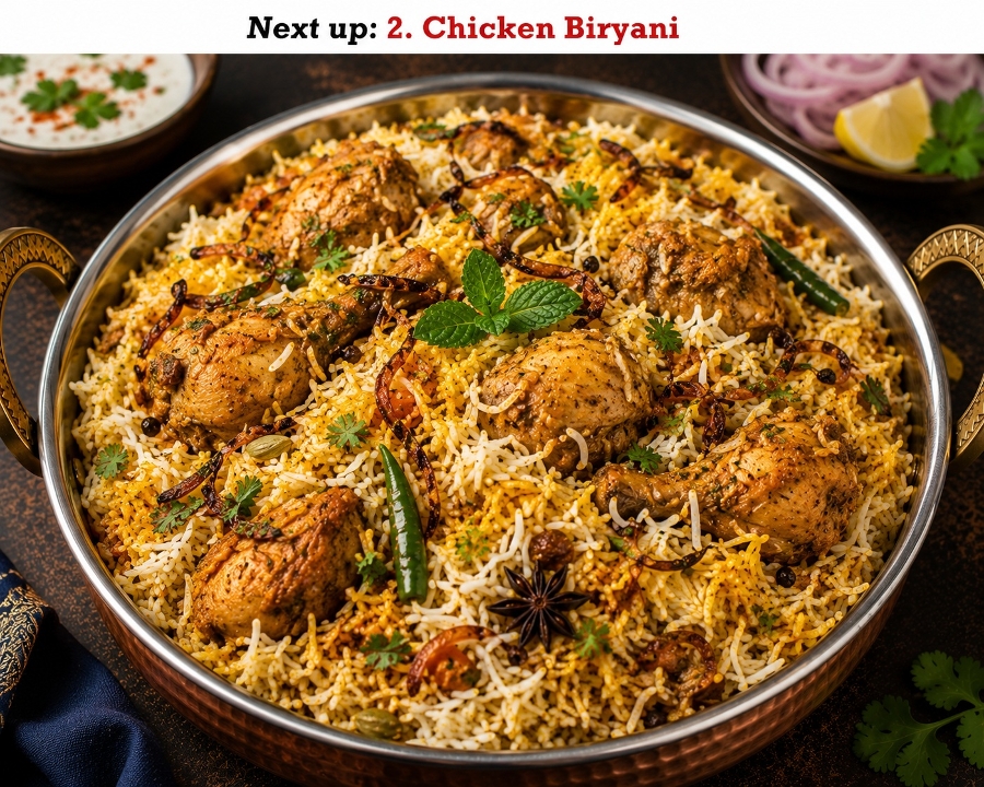 Chicken Biryani.
