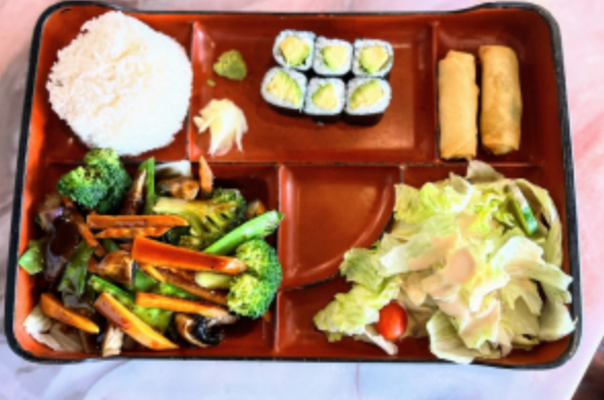Vegetable Teriyaki Lunch Bento.