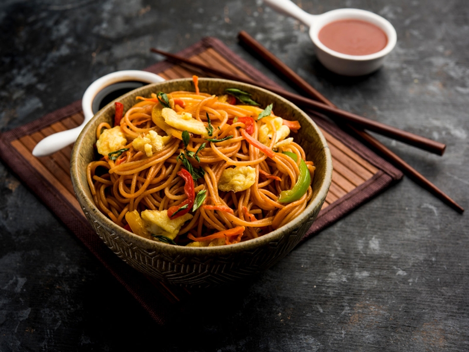 Burnt Garlic Noodles.