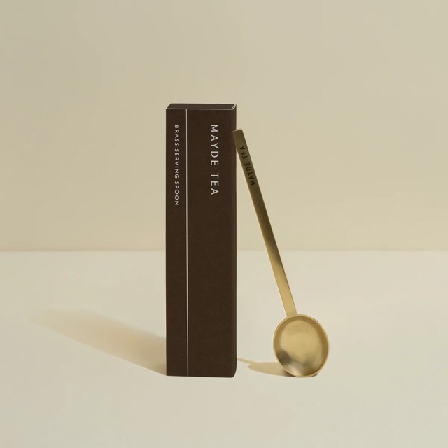 Mayde Brass Serving Spoon.