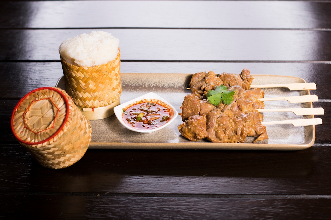 Grilled Pork & Sticky Rice.