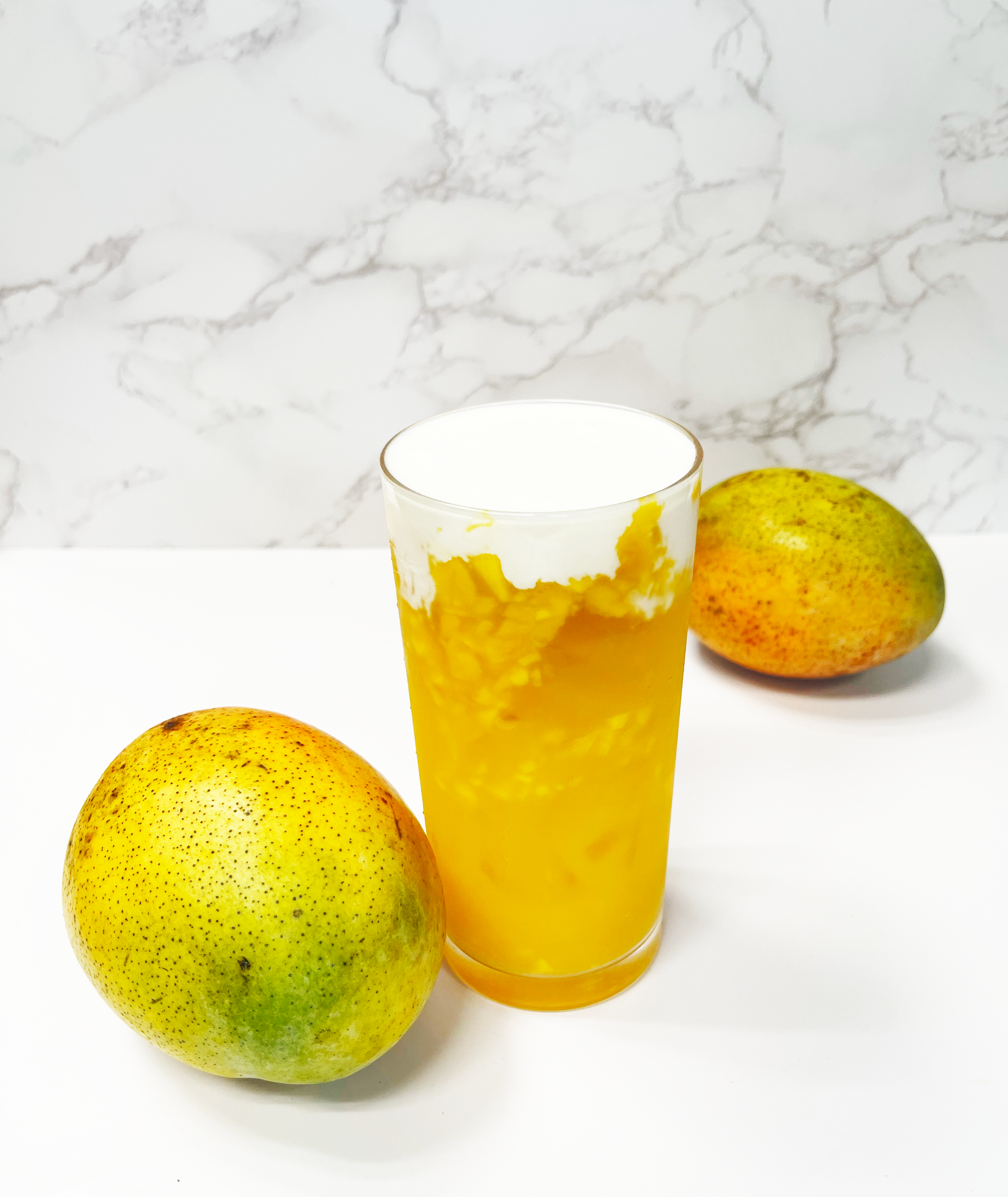 Mango Green Tea w/Sweet Cream.