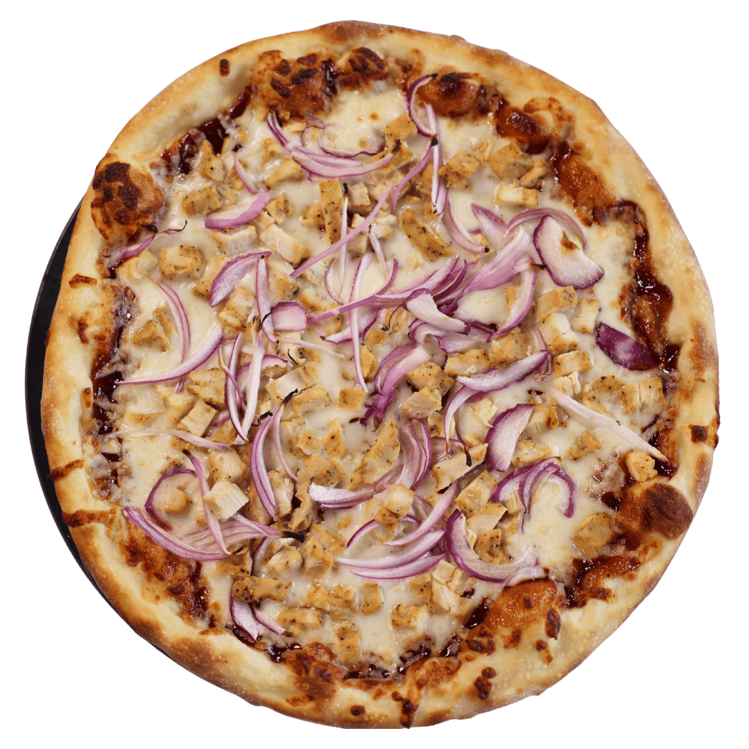 10" BBQ Chicken Pizza.
