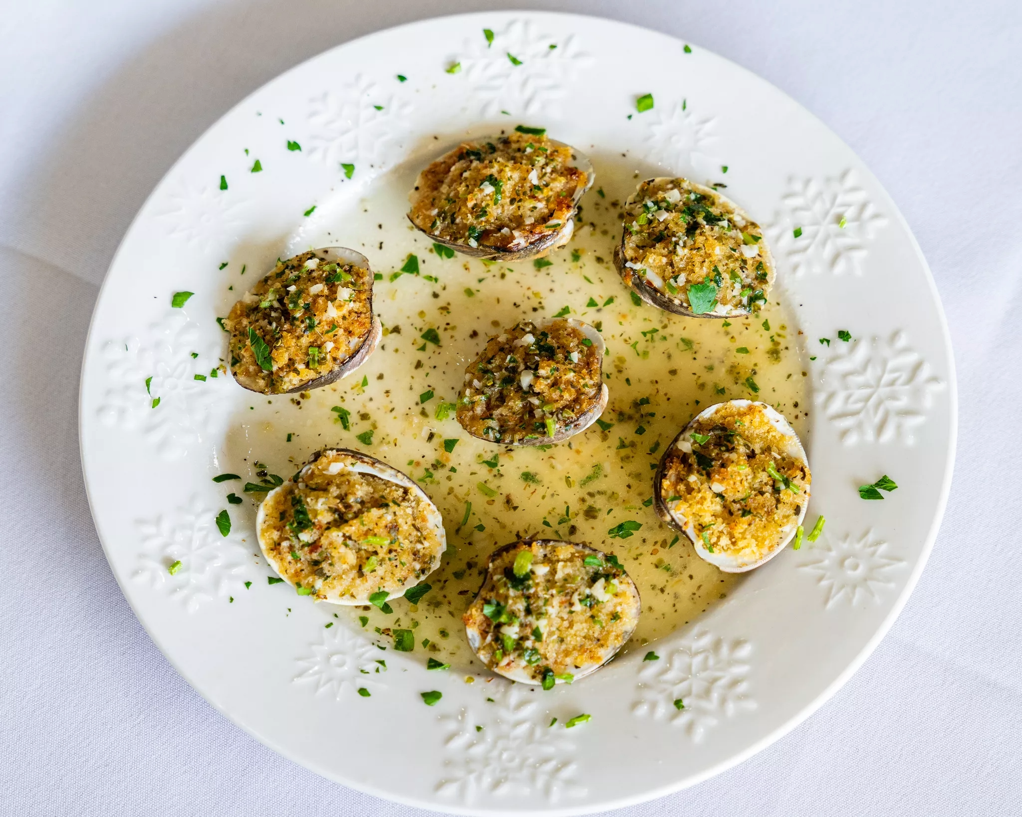 Clams Oreganata.