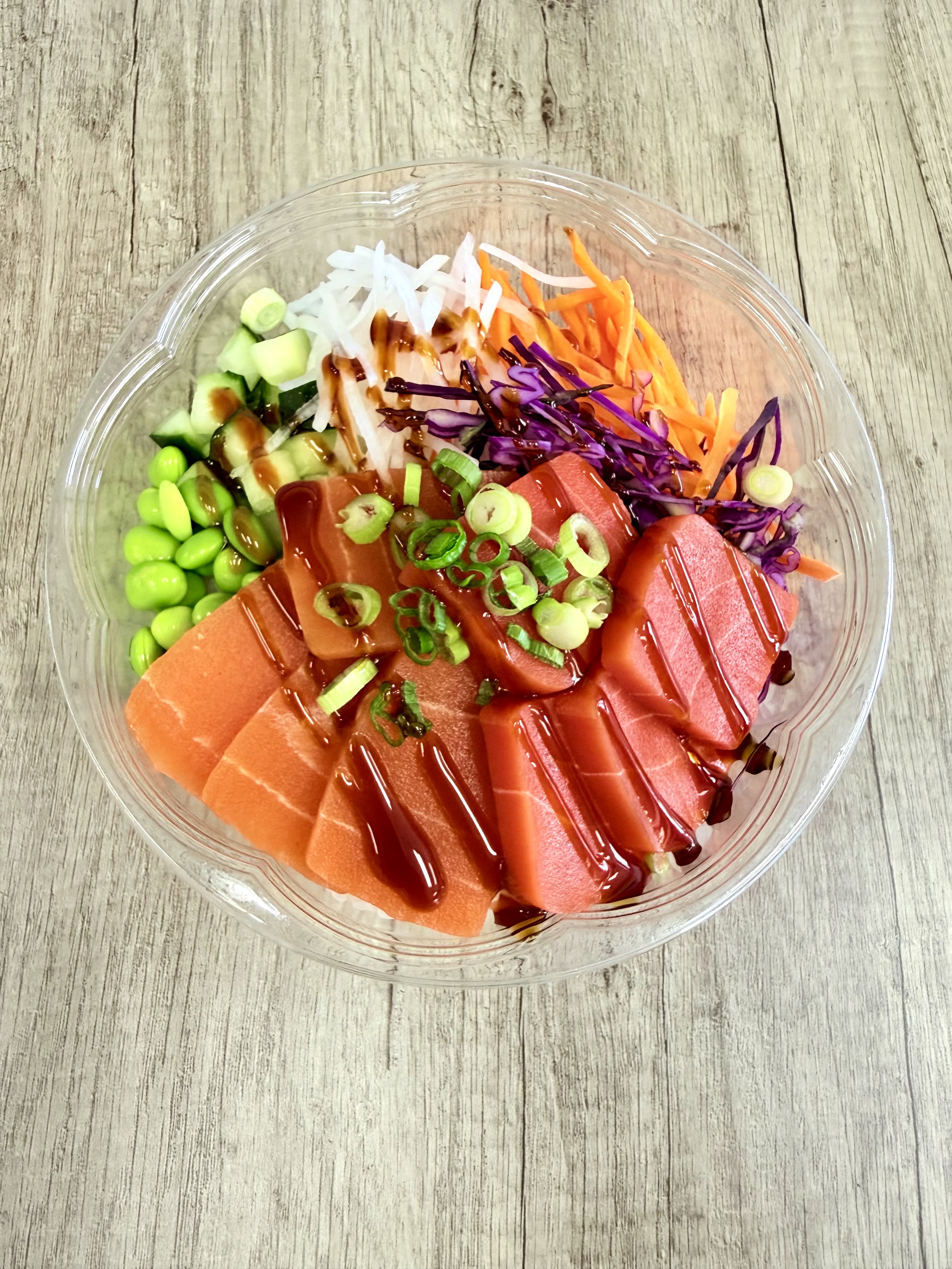 Vegan Sashimi Sushi Bowl.