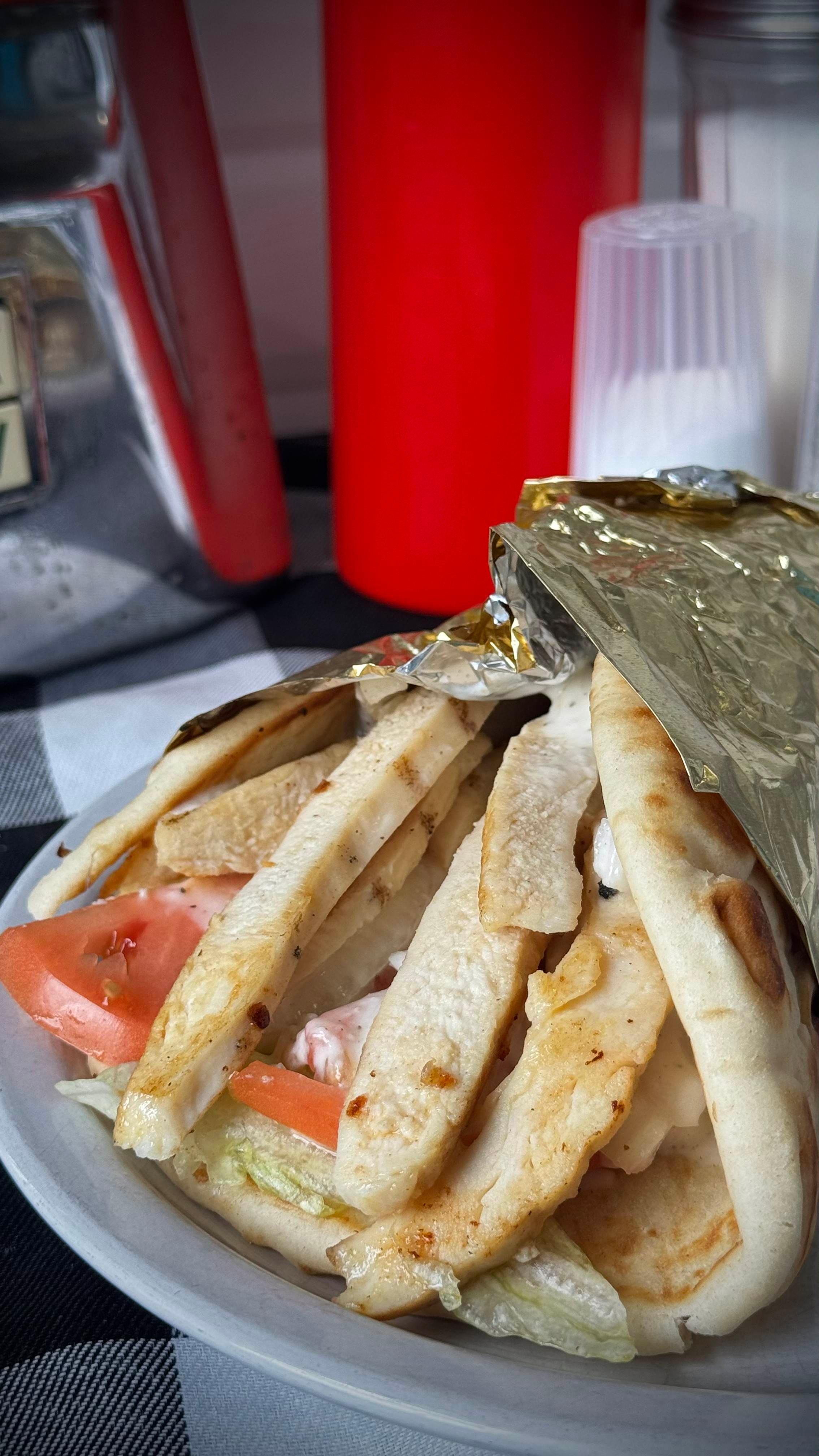 Grilled Chicken Gyro*.