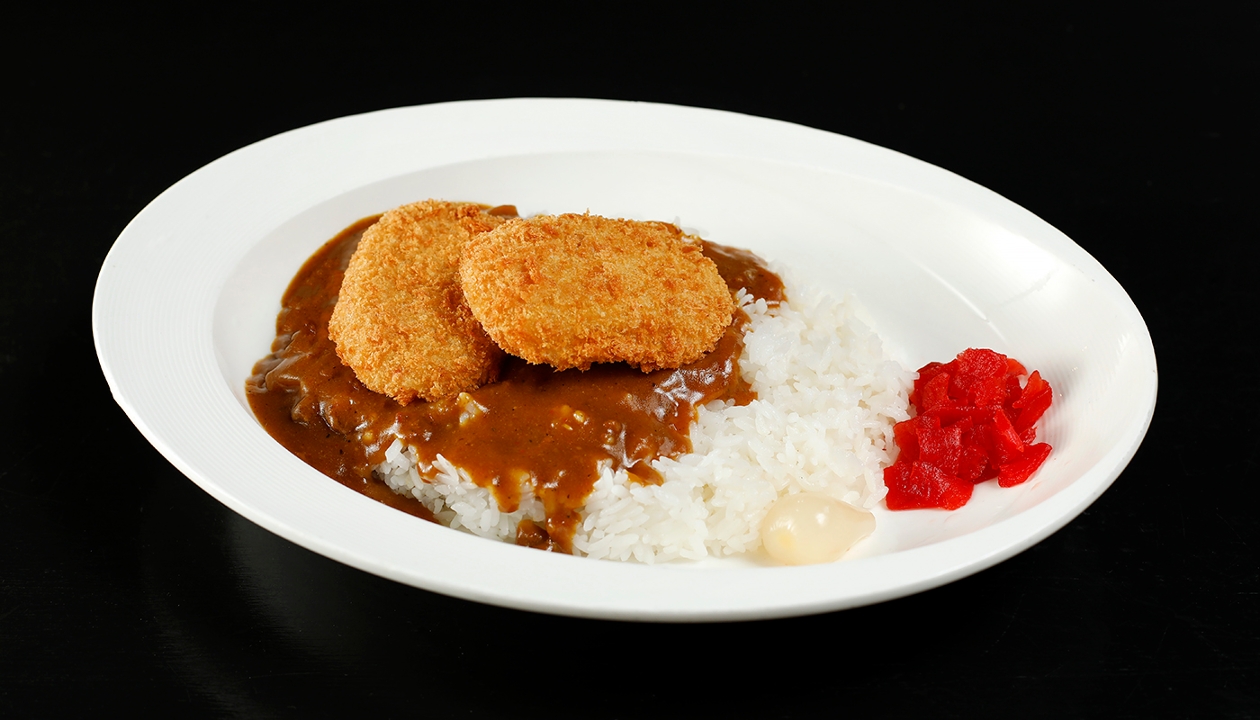 Japanese Potato Croquettes Curry.
