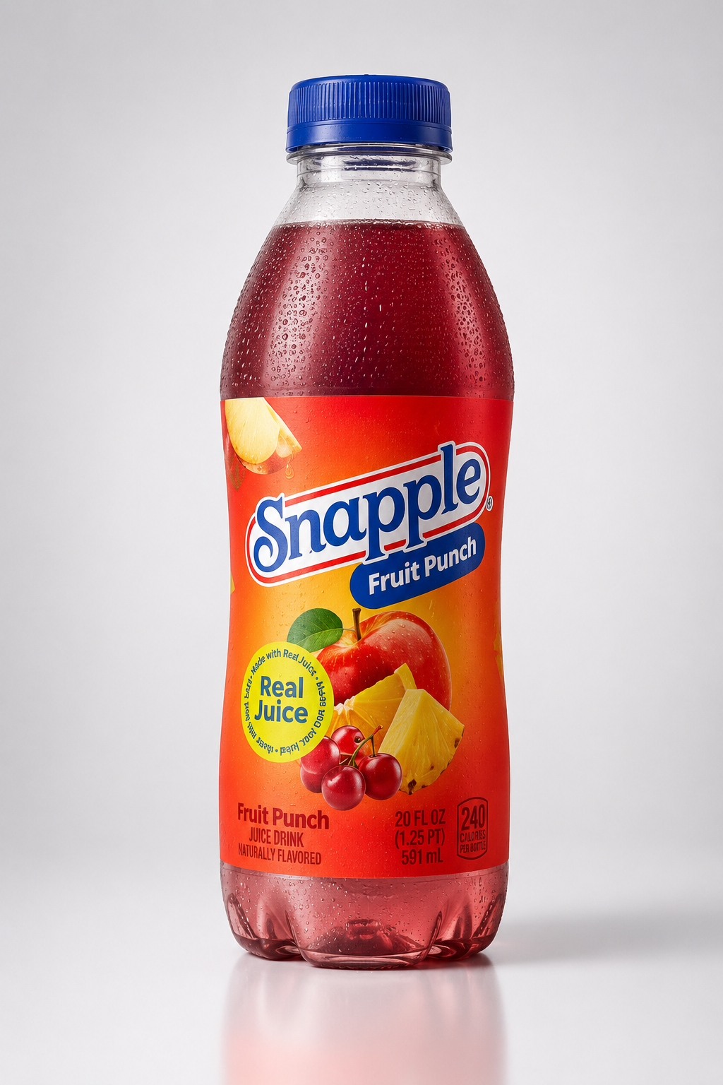Snapple Fruit Punch.