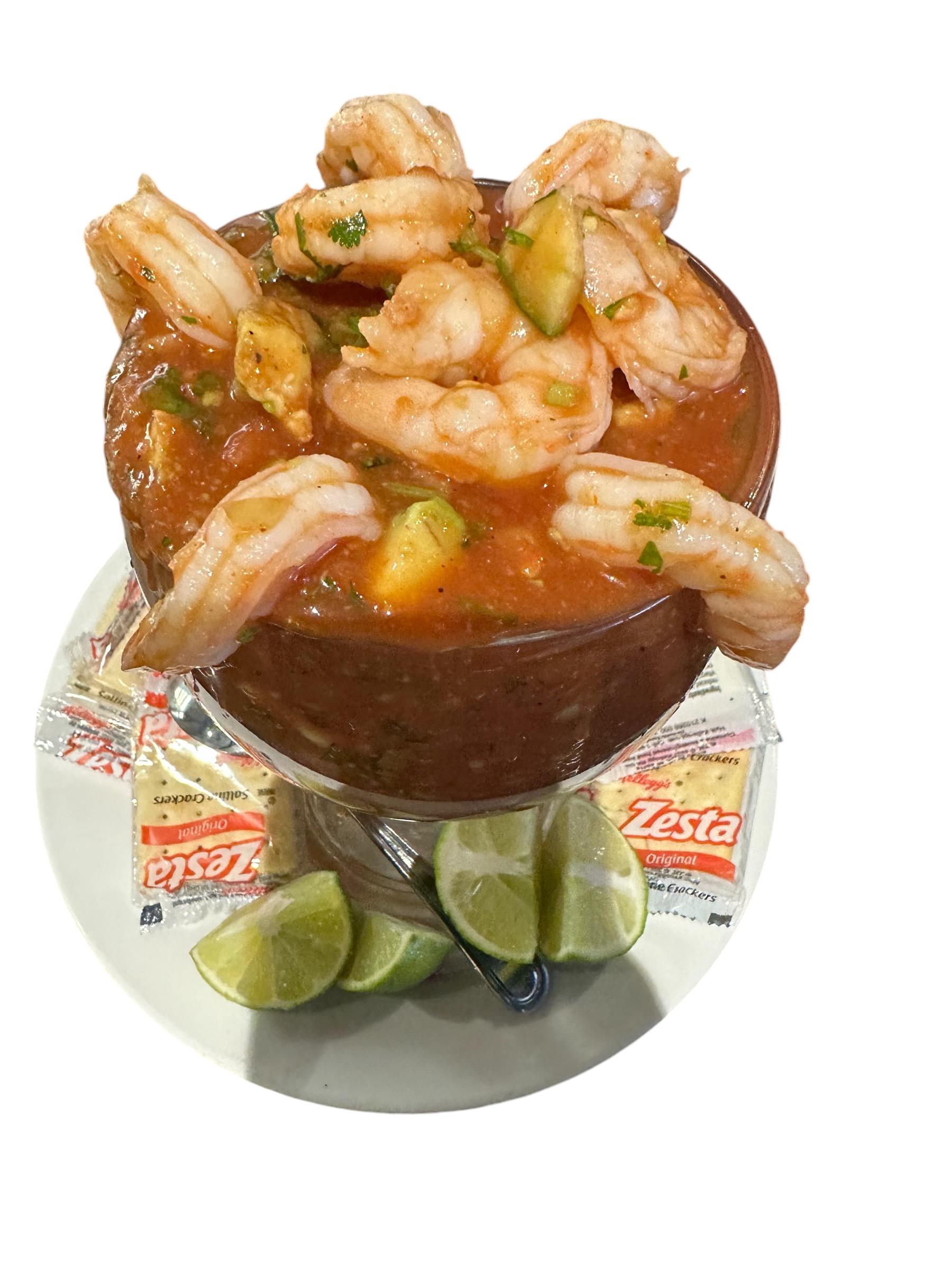 Shrimp Cocktail Veracruzano Style.