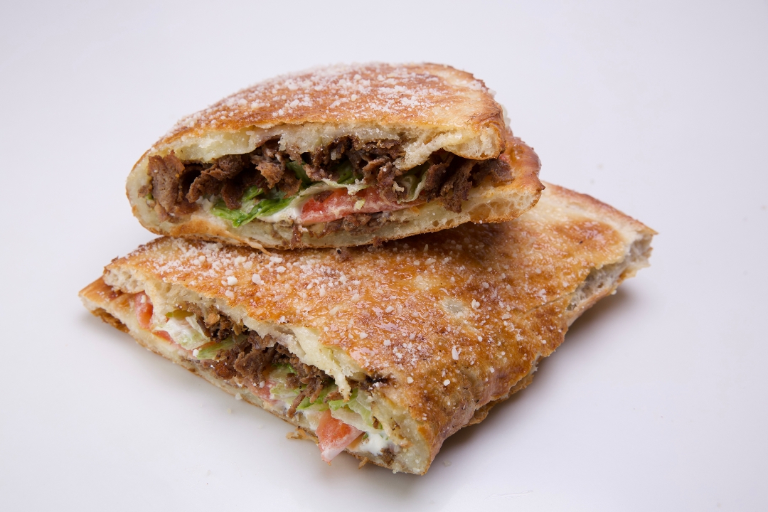 Open Steak Calzone.