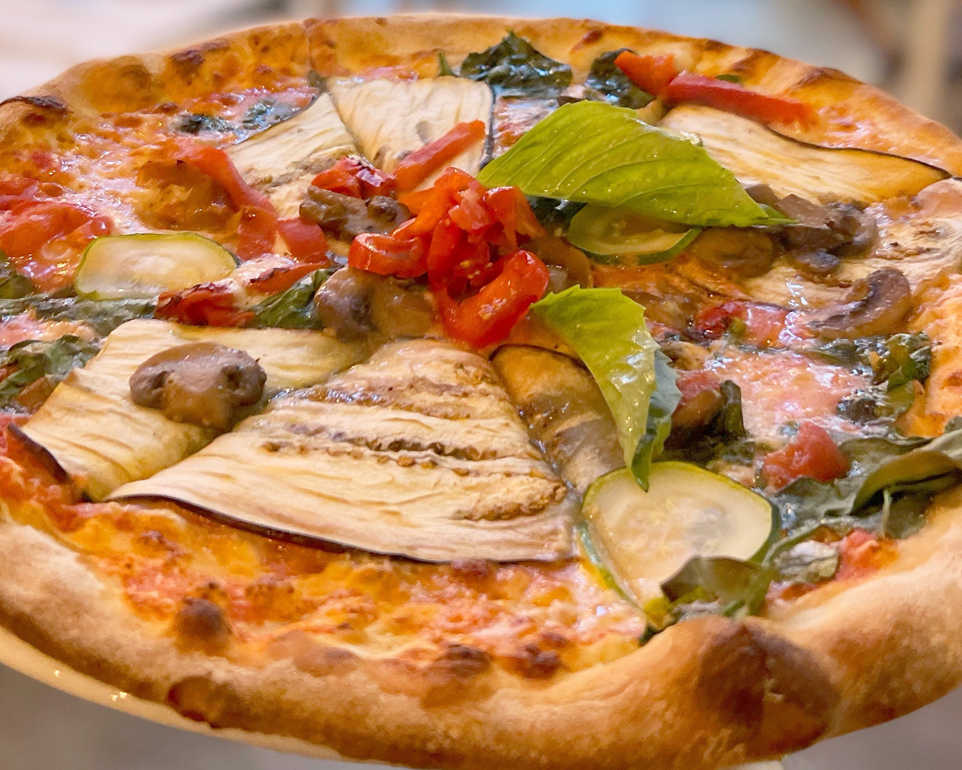 Vegan Pizza Ortolana.