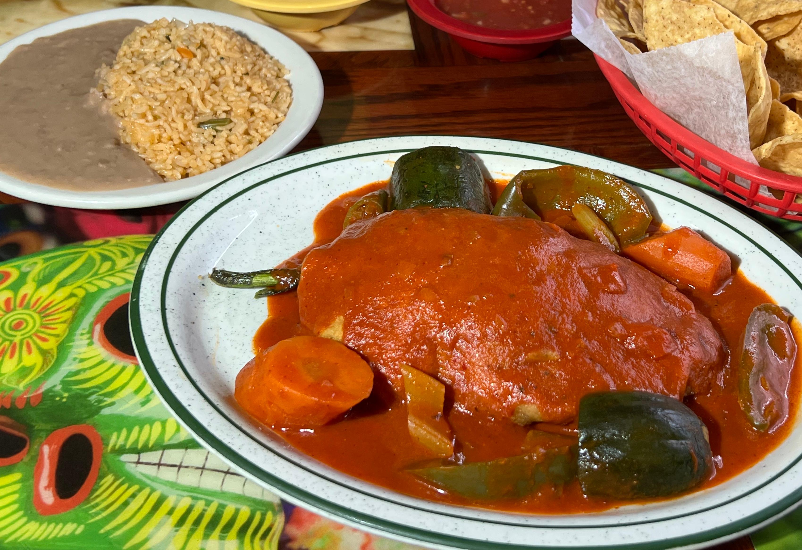Chile Relleno Dinner.