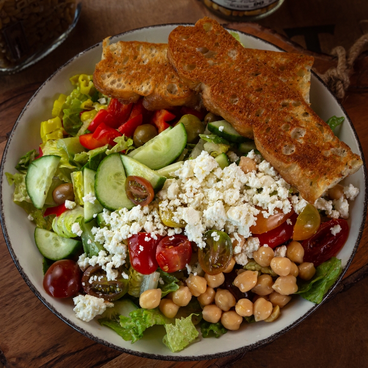 Mediterranean Chopped Salad (half).