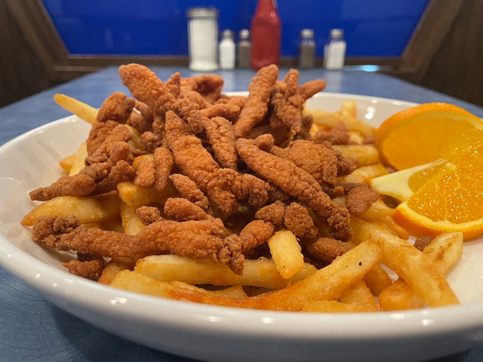 Fried Clam Strips.
