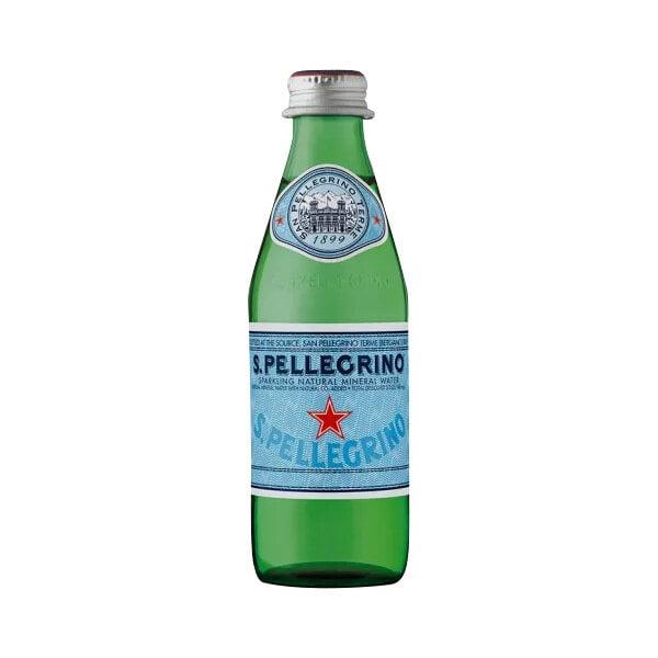 SAN PALLEGRINO SPARKLING WATER.