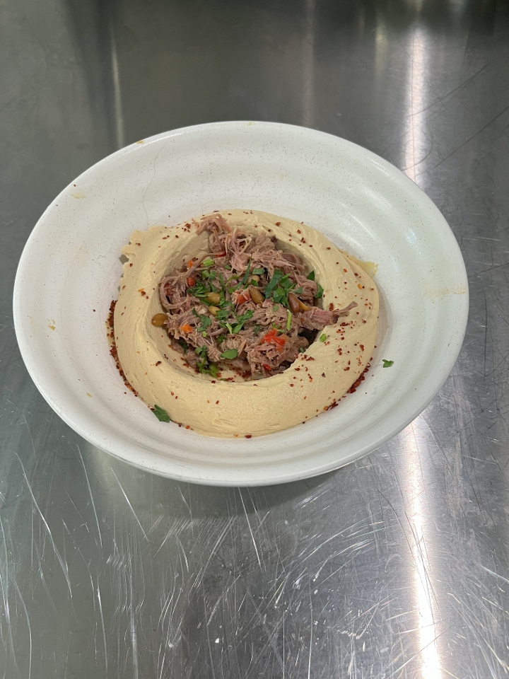 Hummus w/ Lamb.