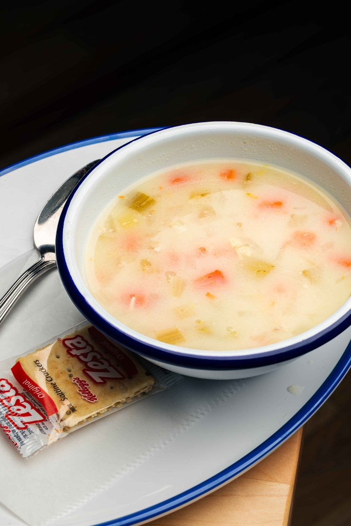 Lemon Chicken Orzo Soup.