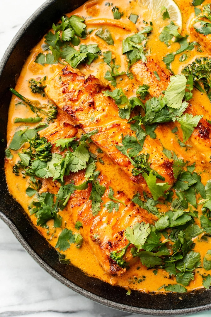 Pineapple Coconut Salmon.