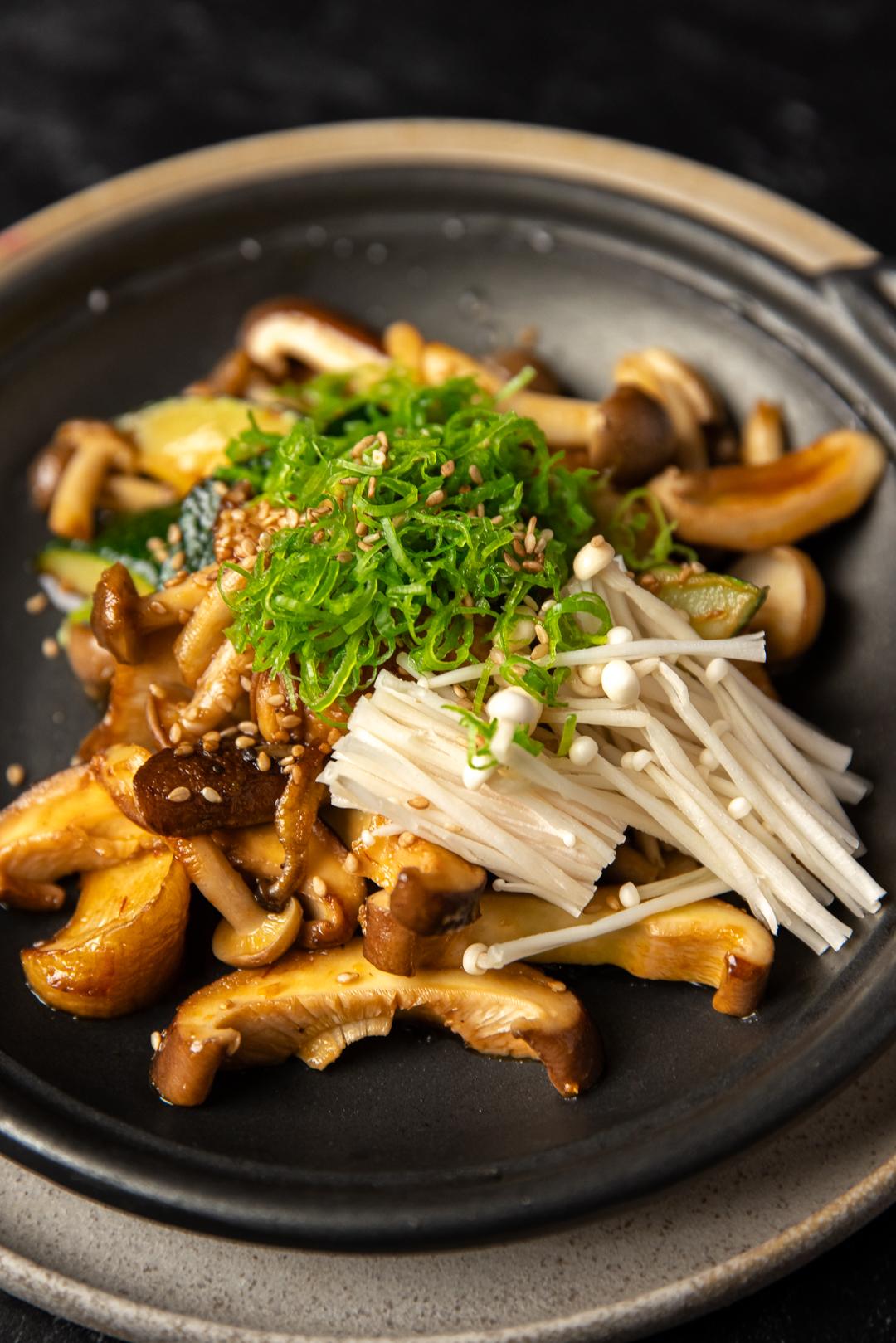 Mushroom Toban-Yaki.