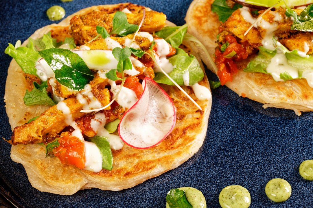 Malabari Chicken Taco.