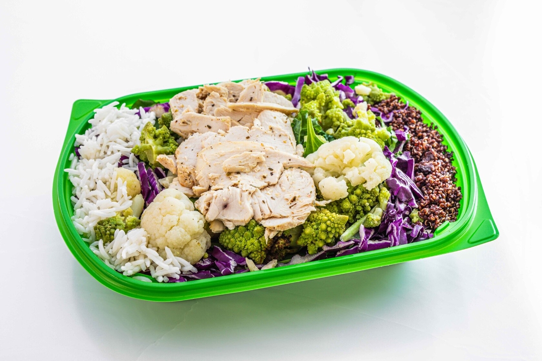 Superfood Rice Bowl with Chicken.