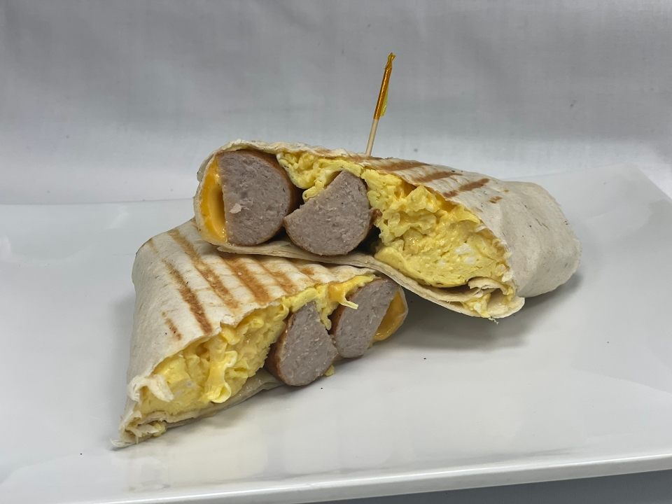 Scrambled Egg and Cheese Wrap.