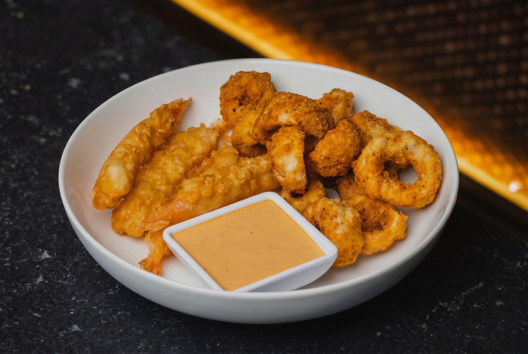 Tempura Shrimp & Fried Calamari.