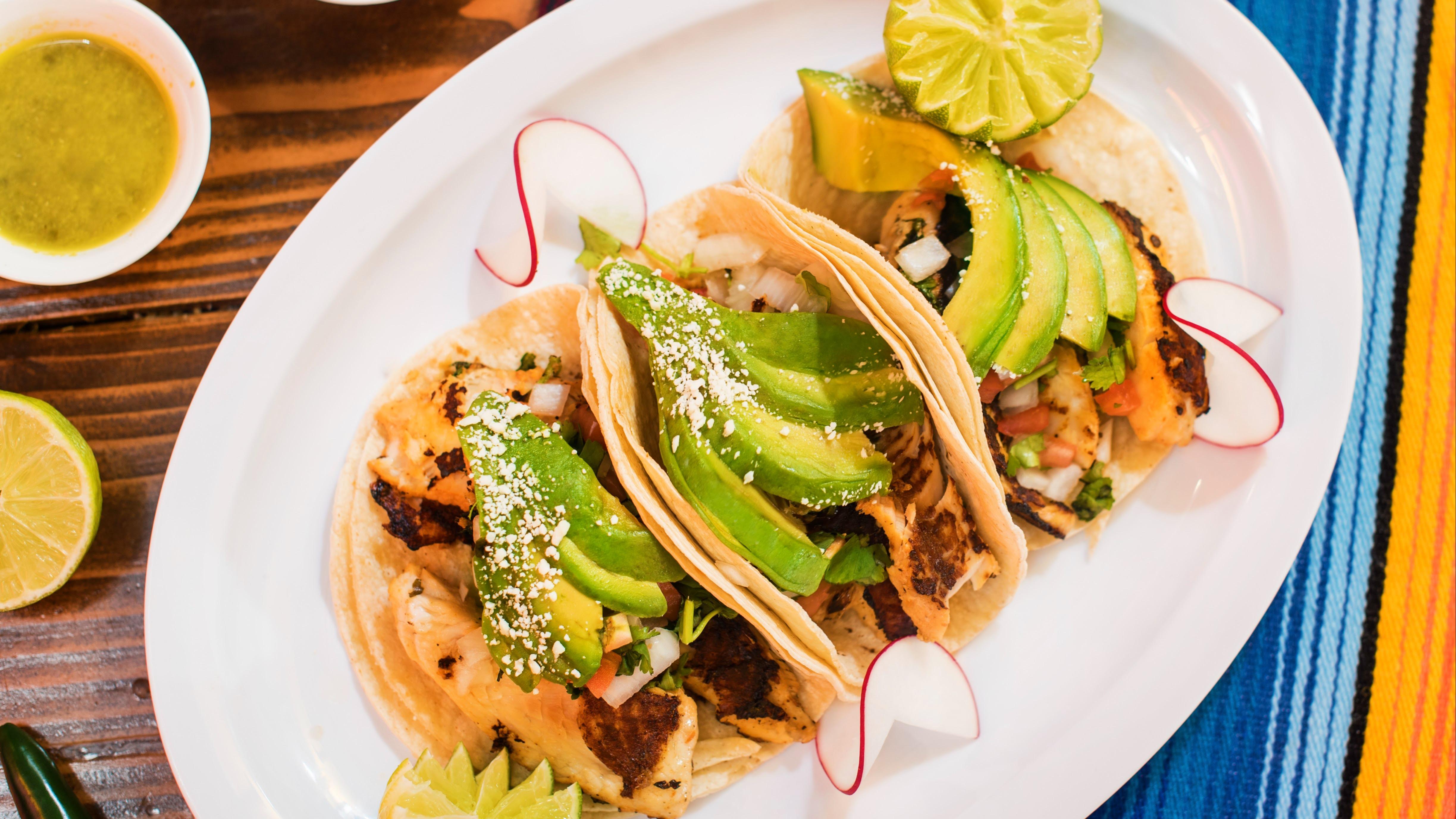 Fish Taco (Handmade tortillas).