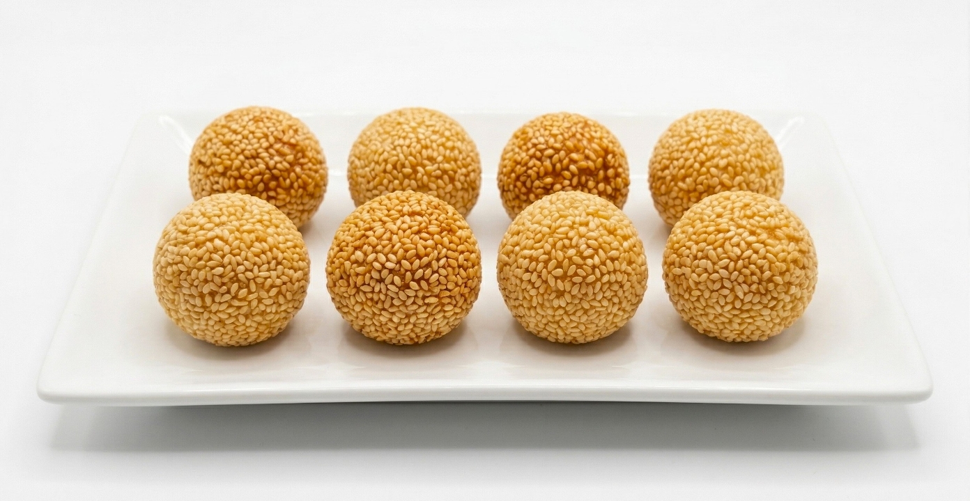 Mini Fried Sesame Balls.