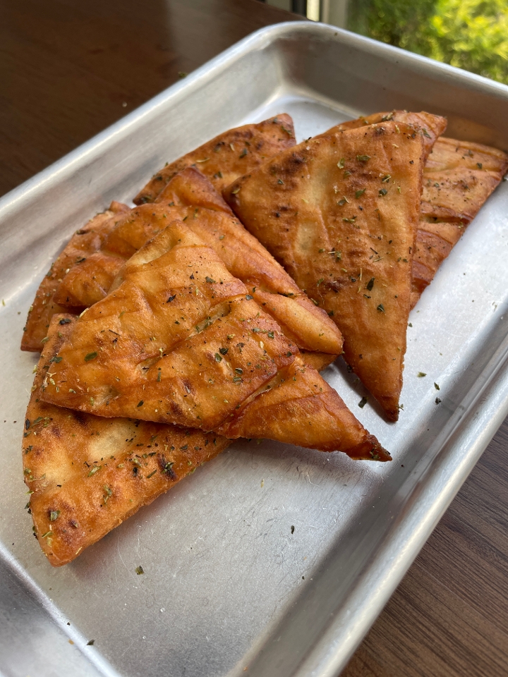 FRIED PITA CHIPS.