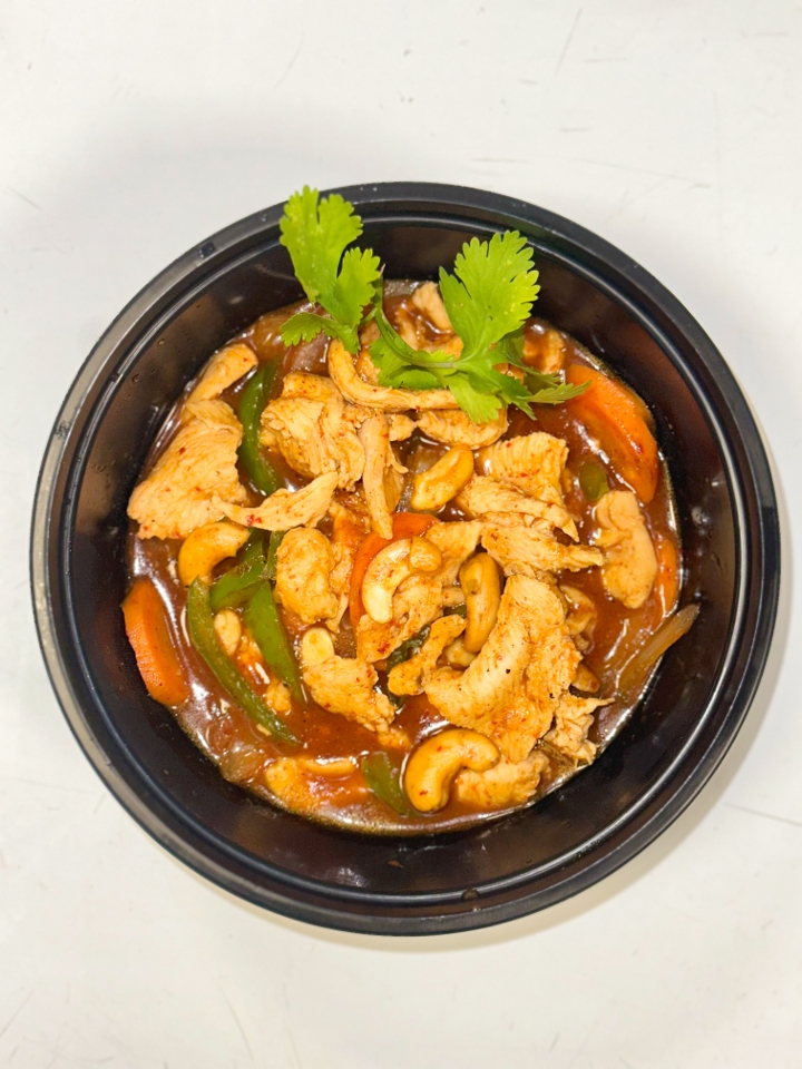 Cashew Nuts with meat (*spicy).
