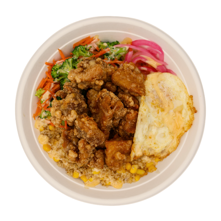 Korean Fried Chicken Bowl.