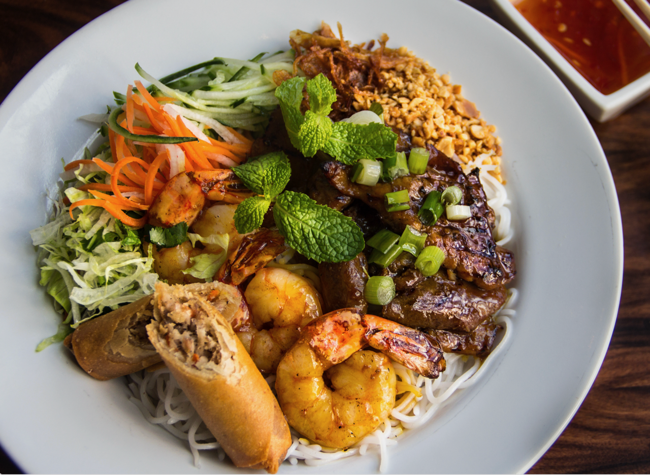 Grilled Shrimp & Pork Vermicelli.