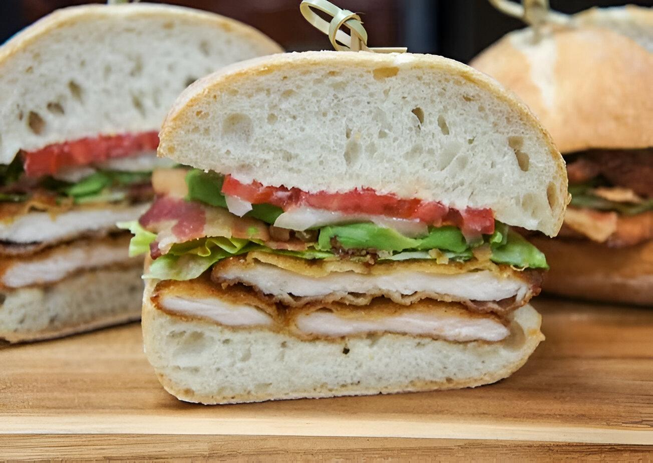 Chicken cutlet sub.