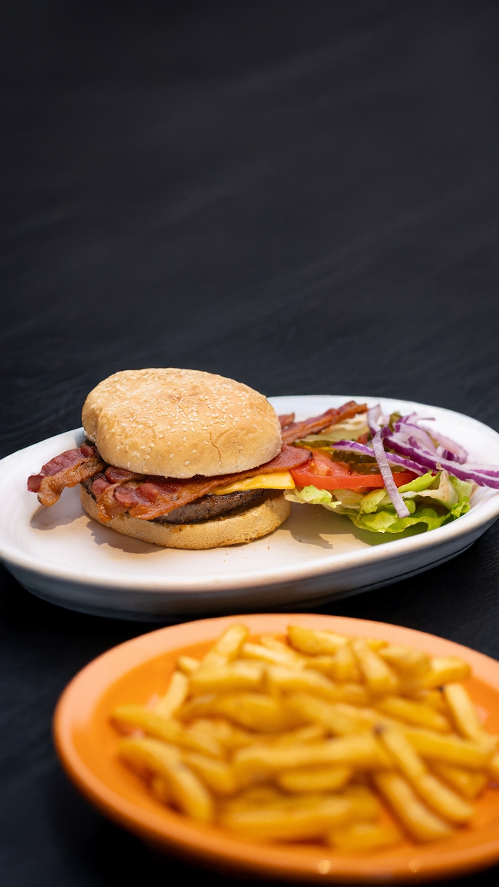 Bacon Cheese Burger.