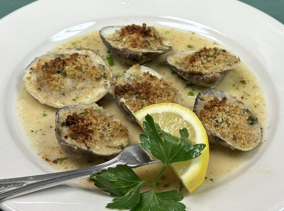 L-Baked Clams.