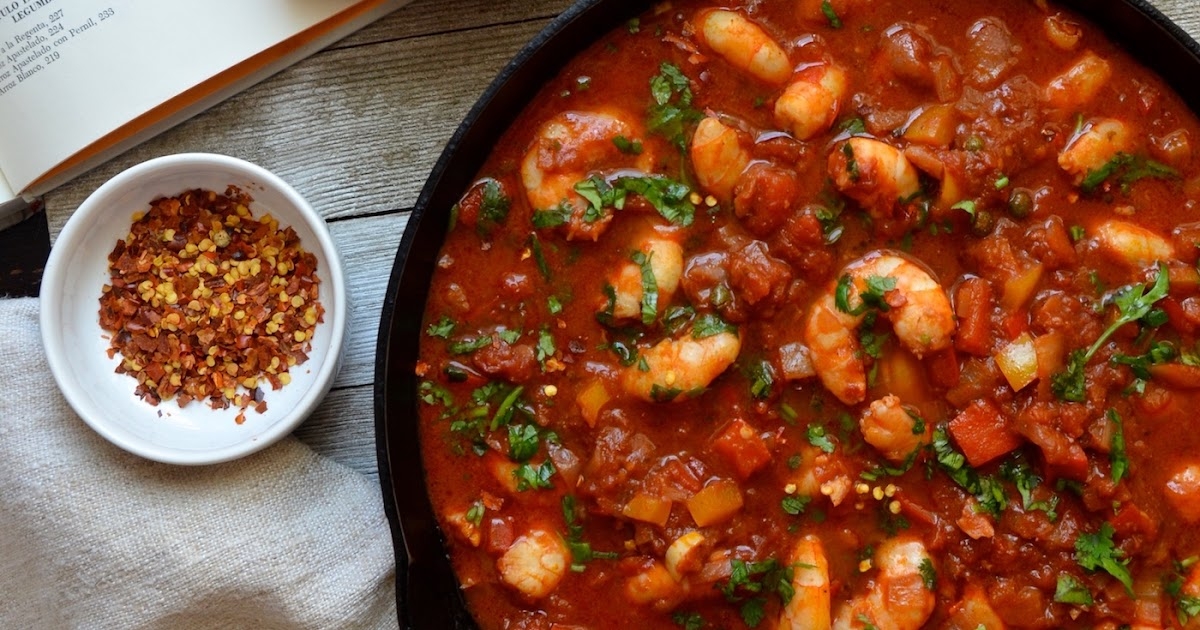 Camarones Enchilados.