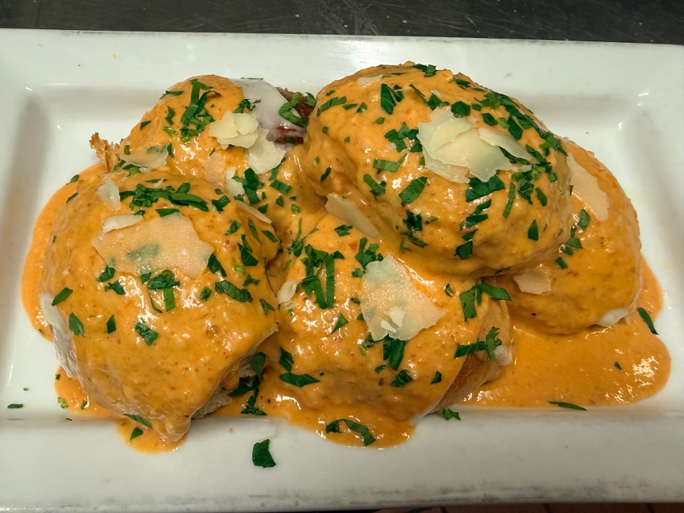 Loaded Garlic Knots.