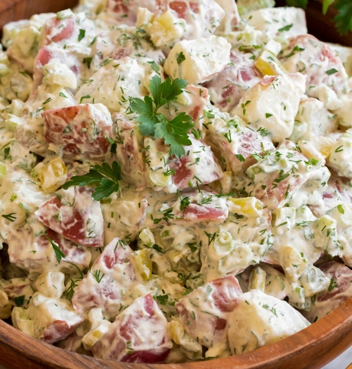 Red Skin Potato Salad.