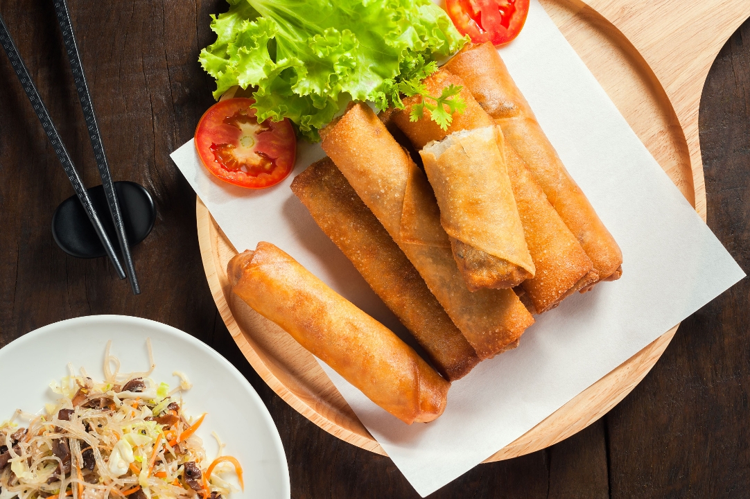 Veg Spring Rolls.