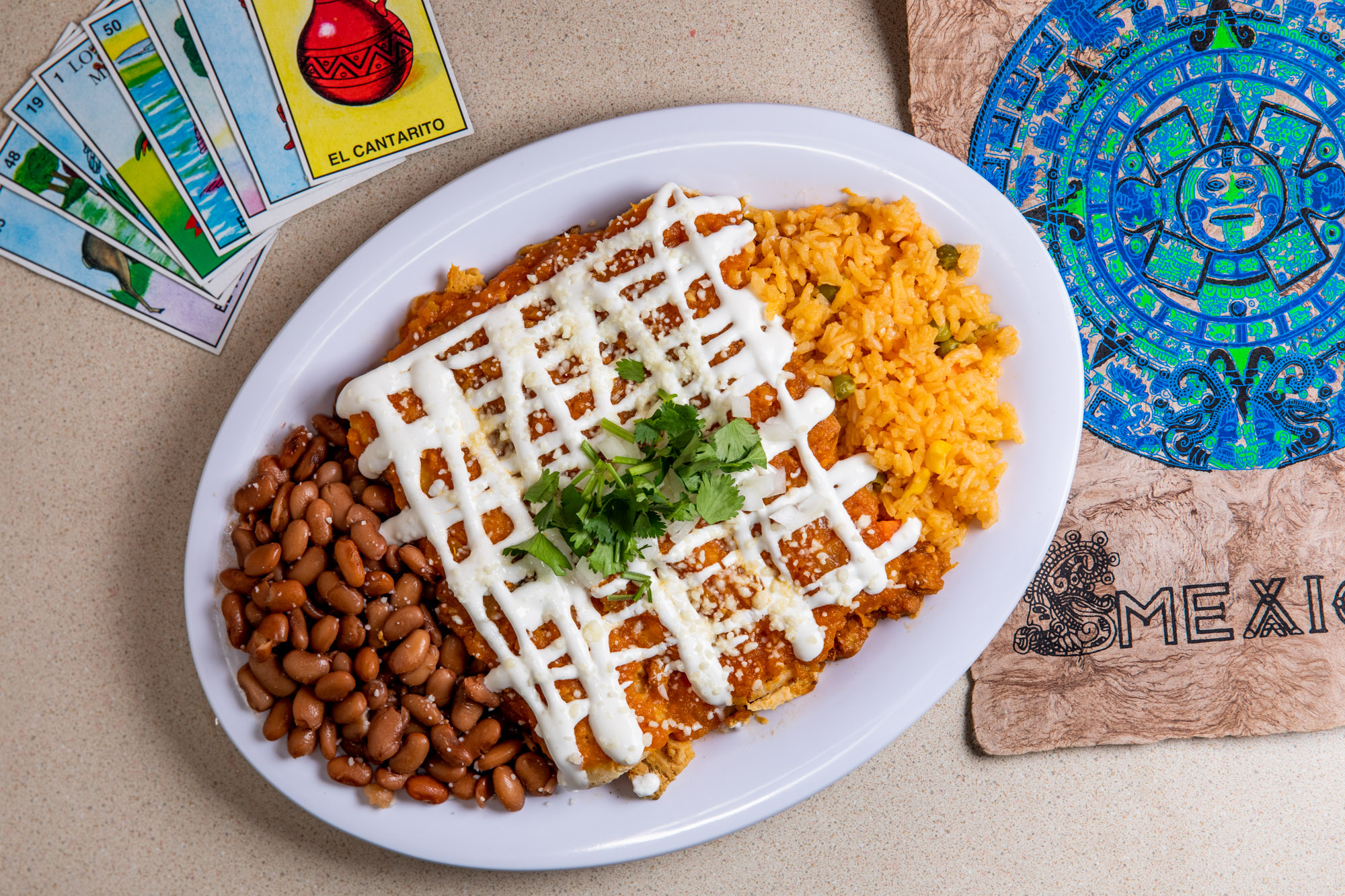Cecina Enchiladas.