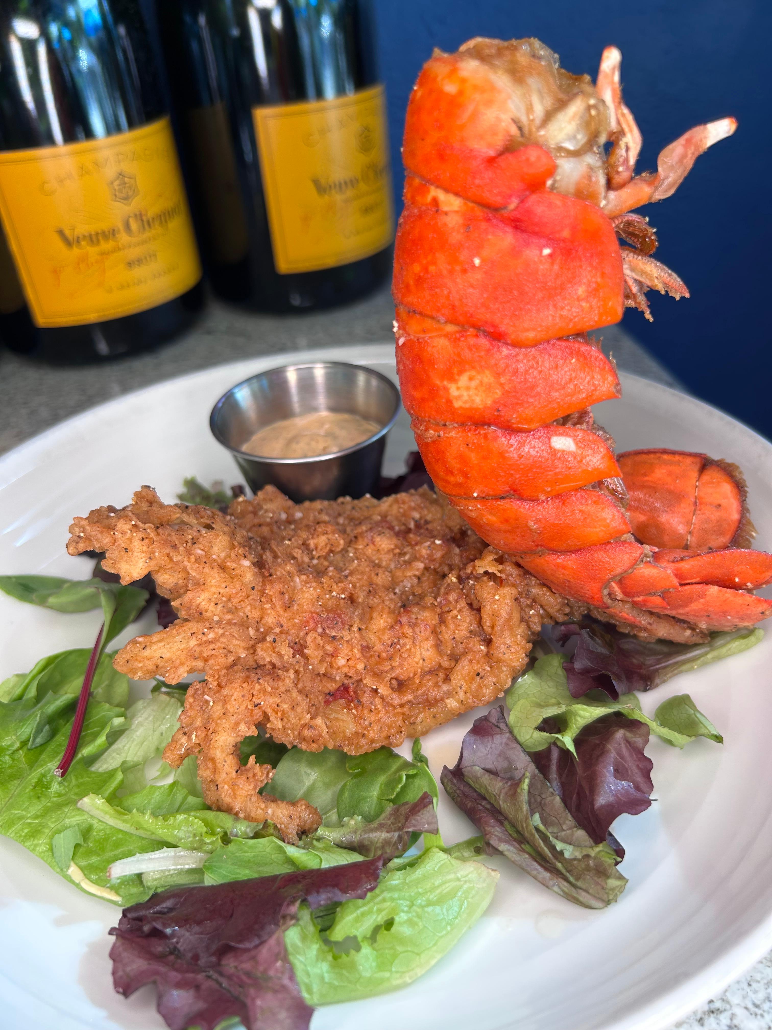 Fried Lobster Tail & Remoulade.
